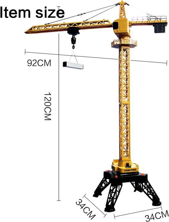 Produktbild Huina 1:14 Kran mit 2.4GHz Sender und 12 Funktionen