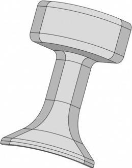 Actual product image Werkstarck Corner pieces for LED end profiles Downlight
