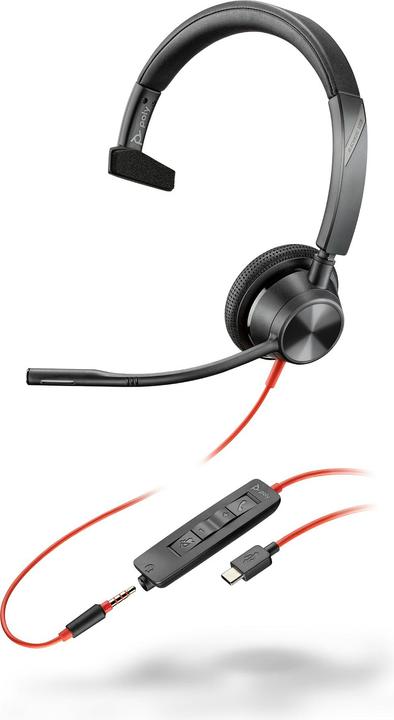 Produktbild HP Poly Blackwire 3315 USB-C Headset (Kabelgebunden, USB-C)