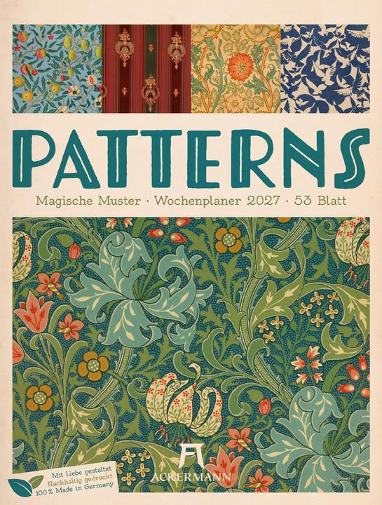 Patterns Wochenplaner Kalender 2027