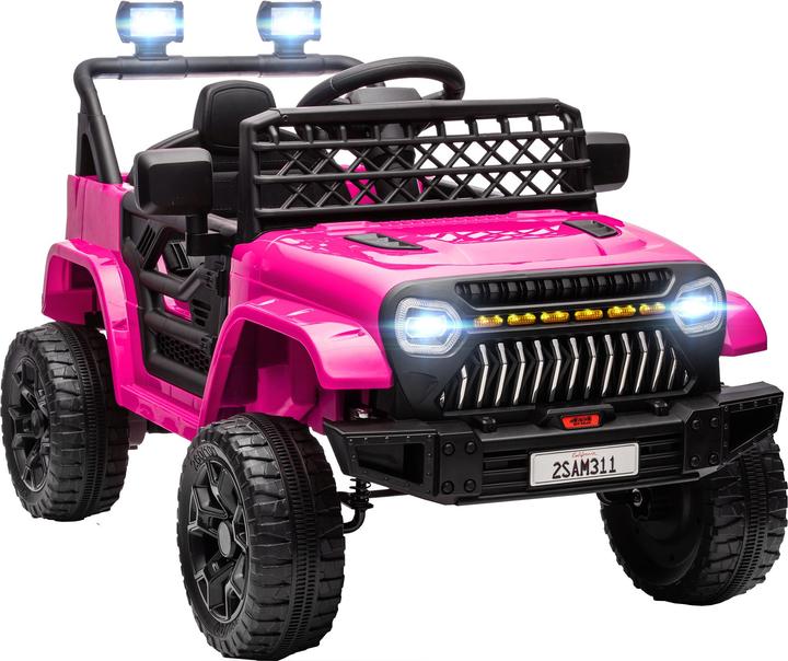 Aiyaplay Kinder Elektroauto Metall, Kunststoff Rosa (12 V)