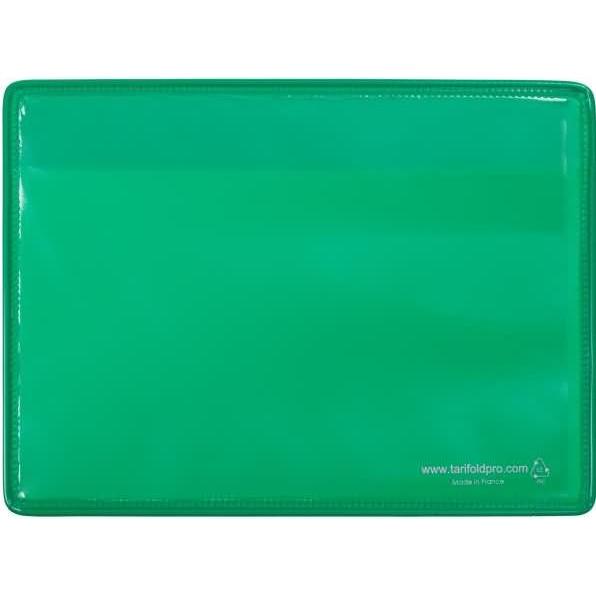 Tarifold, Informationsschild, Kennzeichnungshülle 166045 A4 quer PVC gn 10 St./Pack.
