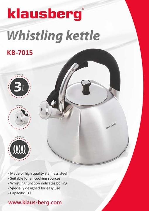 Image du produit Klausberg Kettle with whistle 3L KB-7015