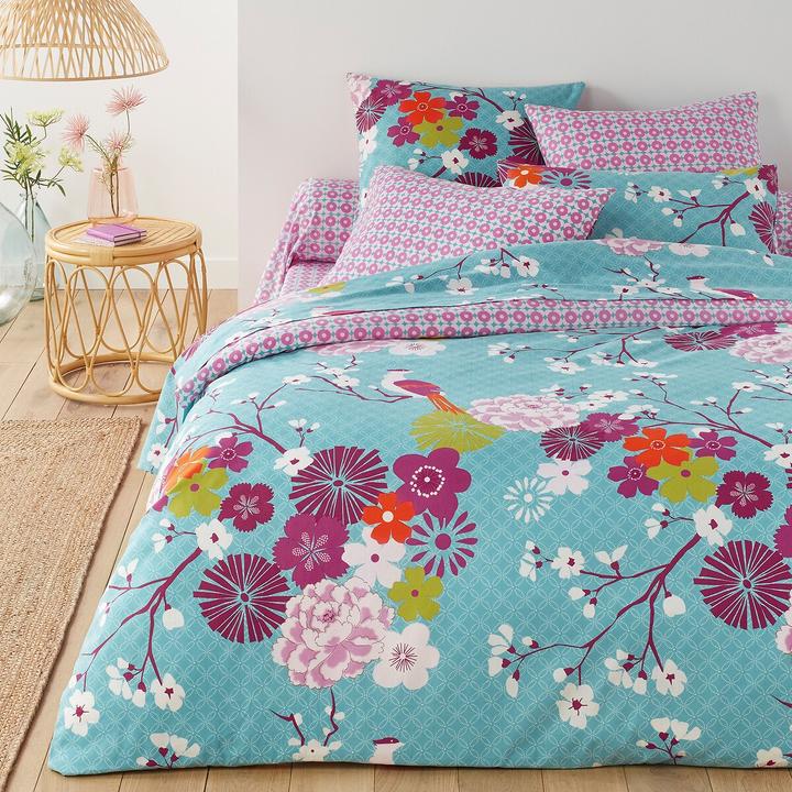 Actual product image La Redoute Interieurs Miss China Bleu (180 x 200 cm)