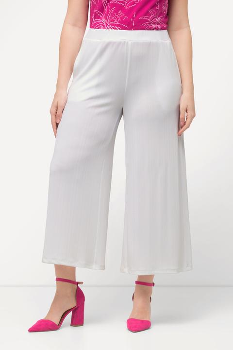 Produktbild Ulla Popken Culotte, Struktur, wadenlang, gerades Bein, Elastikbund (62, 64)