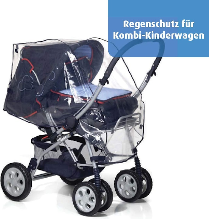 Actual product image Reer PEVA universal rain cover that grows with you