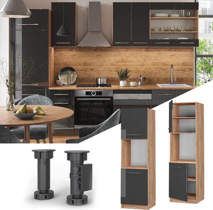 Produktbild Vicco Herdumbauschrank Fame-Line (60 x 58 x 206.80 cm)