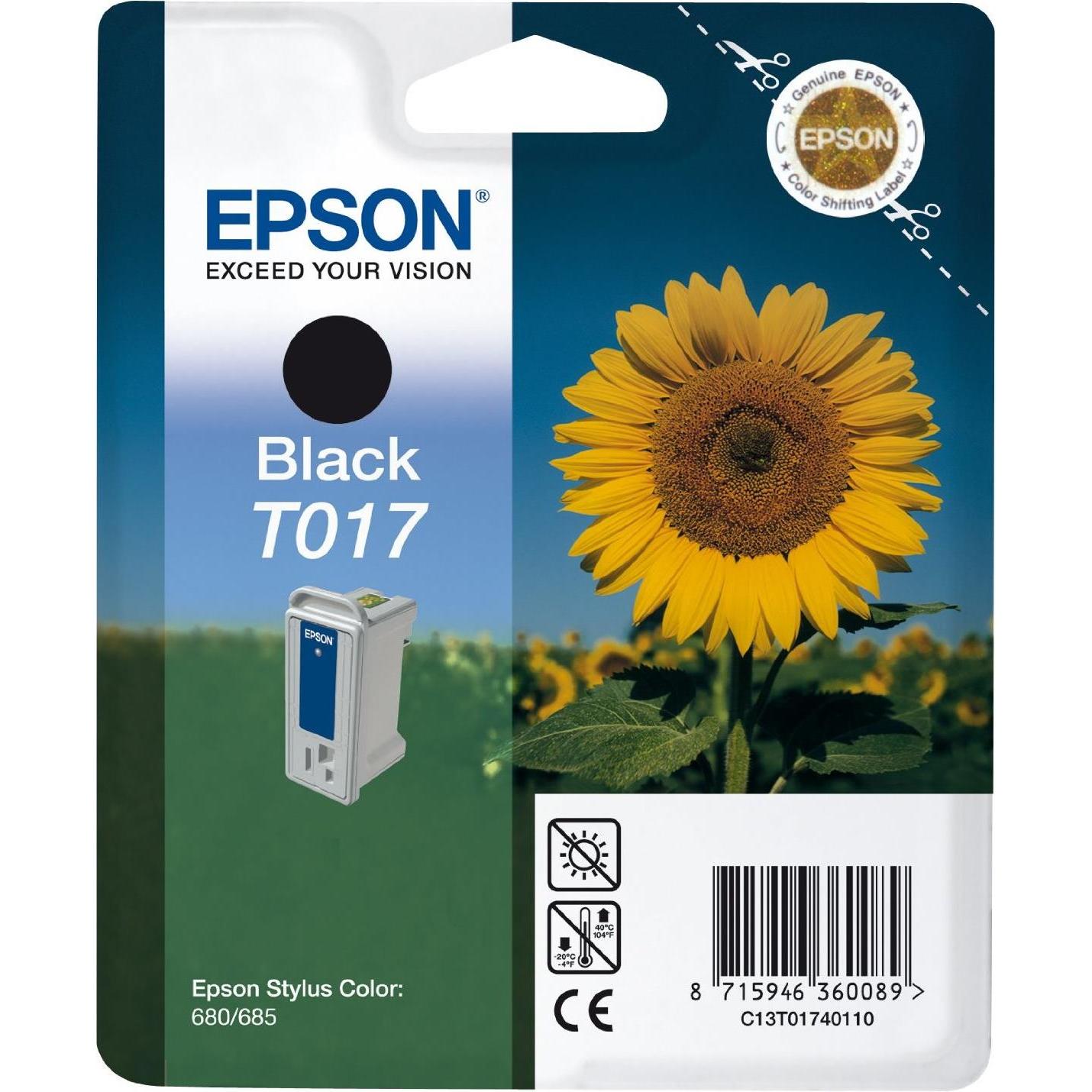 Epson, Druckerpatrone, T017 (BK)