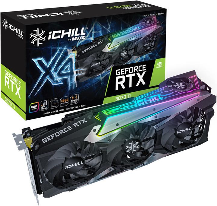 Produktbild Inno3D GeForce RTX 3070 Ti iChill X4 LHR (8 GB)