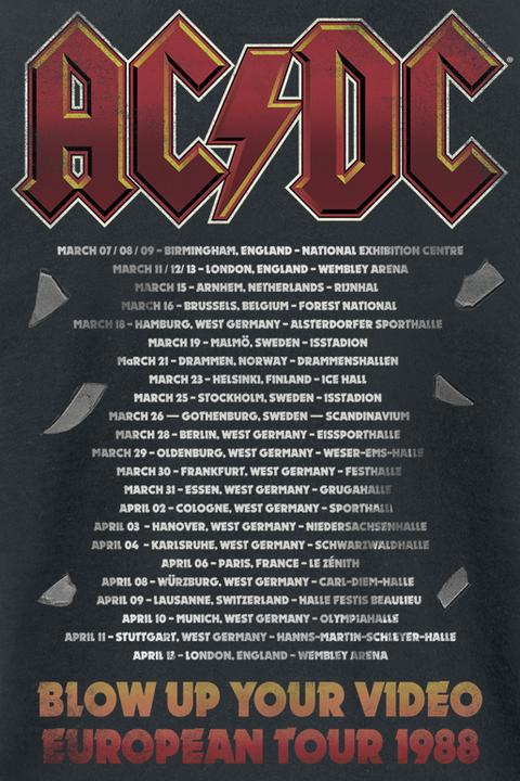 Produktbild AC/DC European Tour 1988 (M)