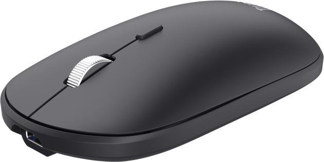 Productafbeelding Trust Lyra - Draadloos Toetsenbord en Muis - Multi connect - Oplaadbaar - Azerty BE - Zwart (BE, Draadloze)