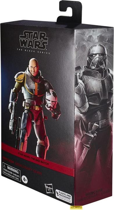 Actual product image Hasbro Star Wars: The Bad Batch Black Series figurine Wrecker (Mercenary Gear) 15 cm