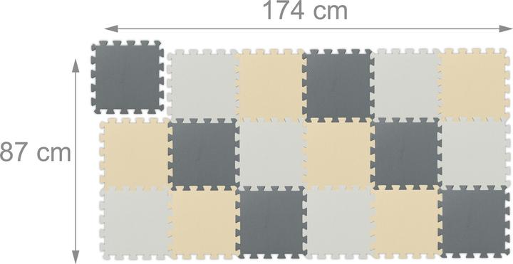 Immagine prodotto Relaxdays Puzzlematte Set (30 x 30 cm)