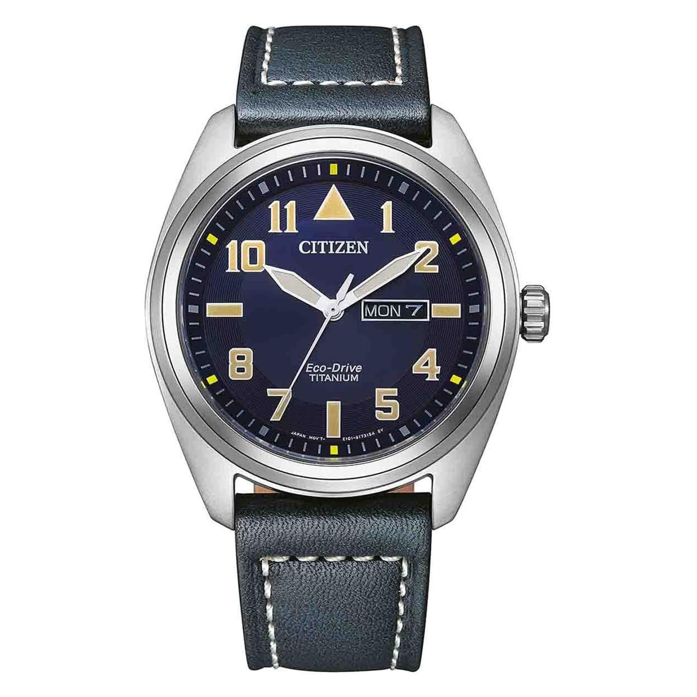 Citizen, Armbanduhr, Super-Titanium Eco-Drive BM8560-45L, Blau, (Analoguhr, 42 mm)