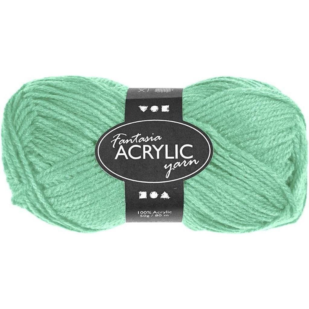 Creativ Company Acrylwolle 50g, Garn + Wolle, Grün