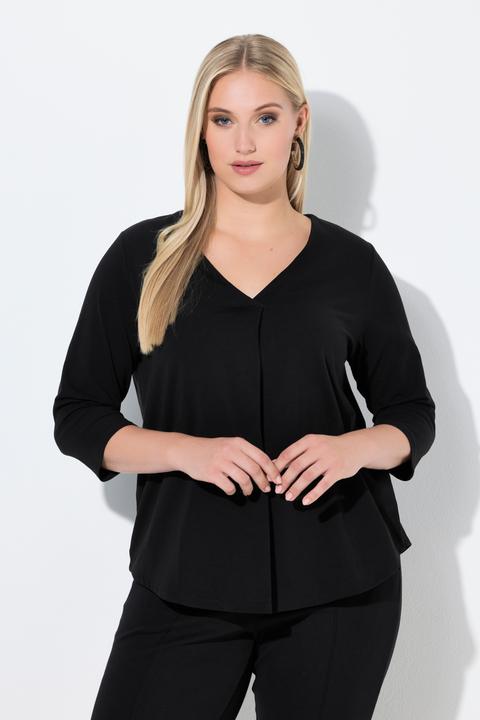 Actual product image Ulla Popken 3/4 Sleeve Tee (60)
