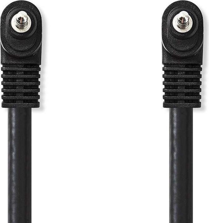Immagine prodotto Nedis Spina jack 3,5 mm a 4 pin su entrambi i lati, nera, 2,0 m (2 m, Connettore da 3,5 mm (AUX))
