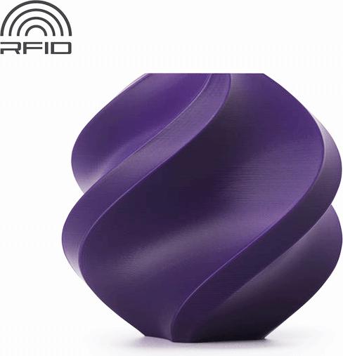 Actual product image Bambu Lab A00-P2-1.75-1000-SPL PLA Basic Filament 1.75 mm 1000 g Indigo-Violett 1 St. (PLA, 1.75 mm, 1000 g, Violet)