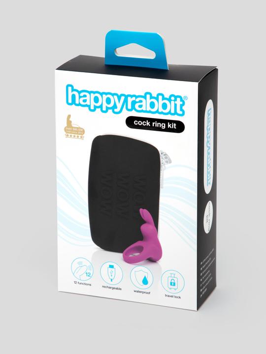 Actual product image Happy Rabbit Cock Ring Kit (3.10 cm)