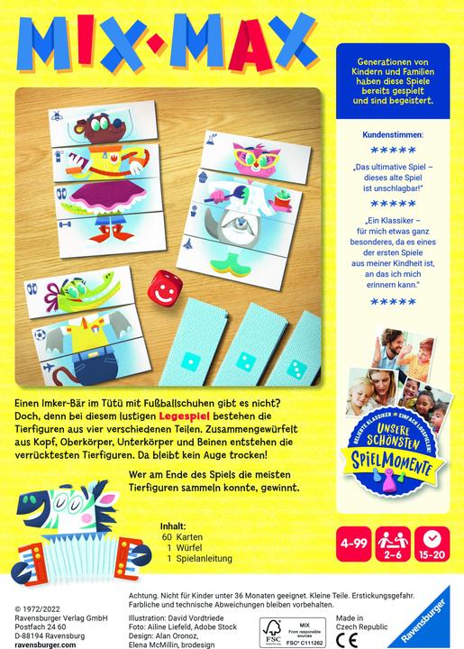 Actual product image Ravensburger Mix Max (German, 2 - 6 Players)