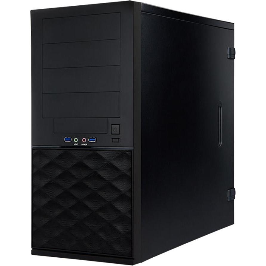 In Win PE052 Pedestal Tower Workstation Nero (ATX, E-ATX), Case PC, Nero