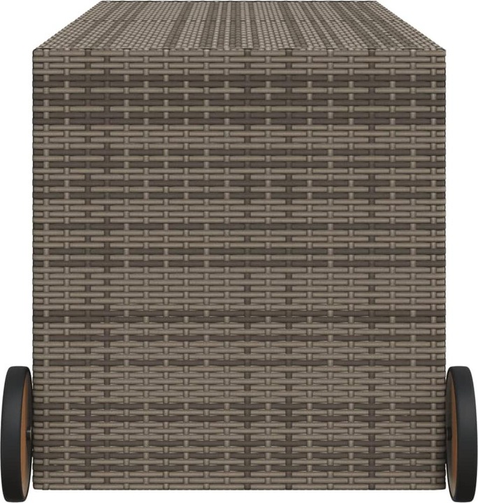 Actual product image VidaXL Gartentruhe mit Rollen 283L