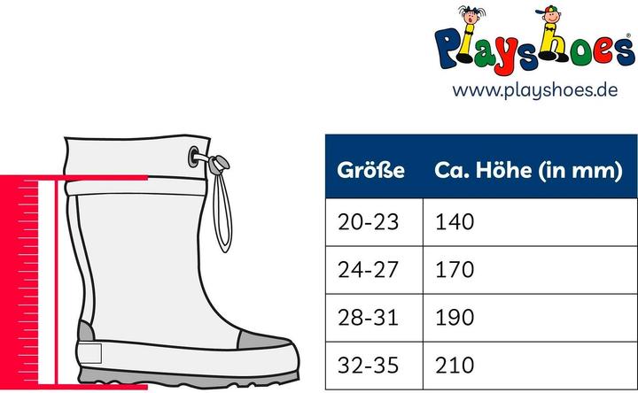 Produktbild Playshoes Kid's Gummistiefel Hai (28)