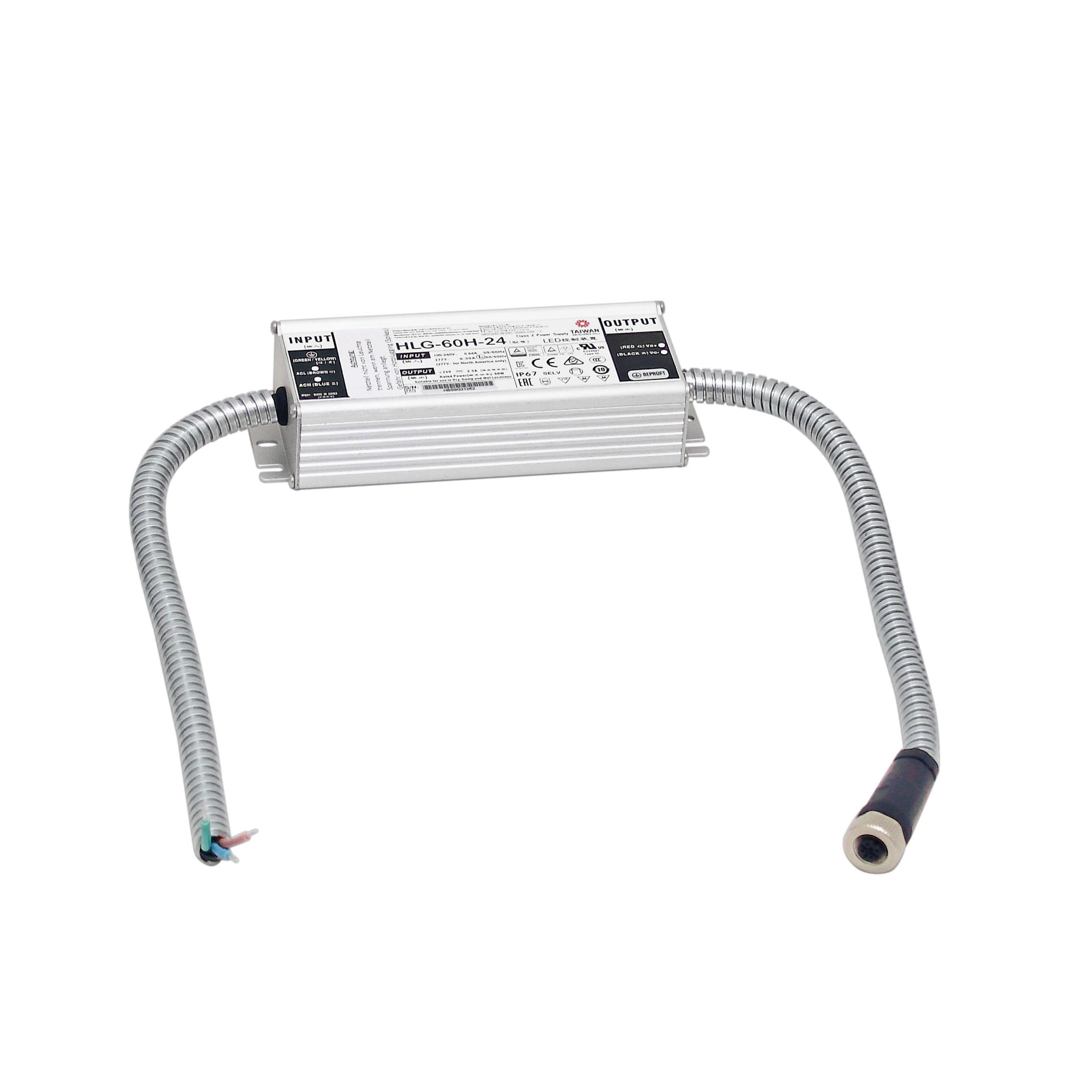 Led2work, Illuminazione officina, 210100-06 Alimentatore IP67 M12