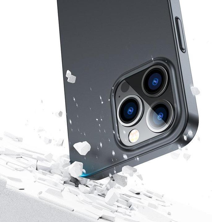 Produktbild Joyroom 360 Full Case front and back cover for iPhone 13 Pro + tempered glass screen protector black (1 Stück, Apple iPhone 13 Pro)
