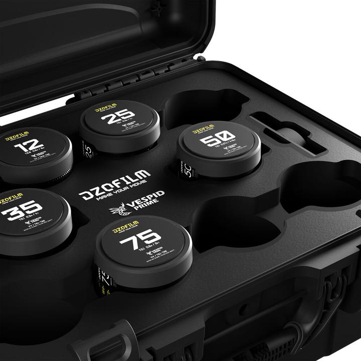 Produktbild Dzofilm Vespid Prime 5-Lens Kit (16/25/35/50/75 T2.1) metric (PL, Vollformat)