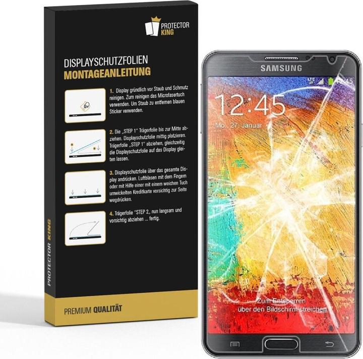 Actual product image Protectorking 3x Panzerfolie Anti-Shock HD Klar (3 Piece, Samsung Galaxy Note 3)