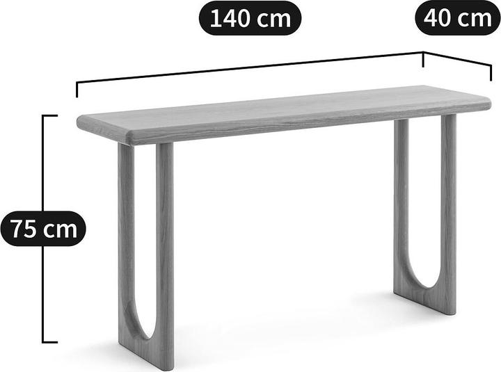 Image du produit La Redoute Interieurs Douve (140 x 40 x 75 cm)