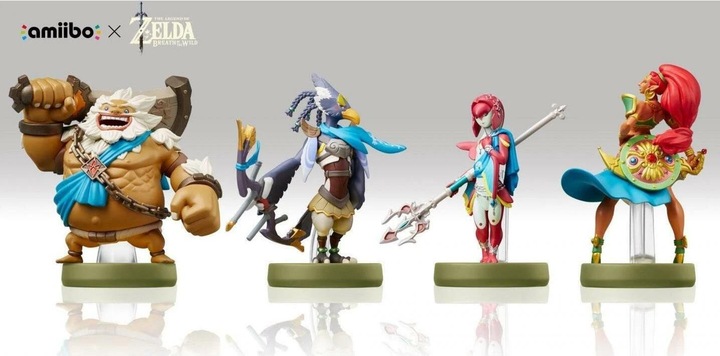 Actual product image Nintendo amiibo The Legend of Zelda: Breath of the Wild Recken Set (3DS, Wii U, Switch)