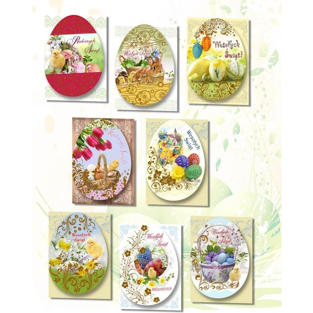 Top Graphic Karte B6 'Ei' Weltlich (10 Stück) MIX (10 Stk.) (46952094)