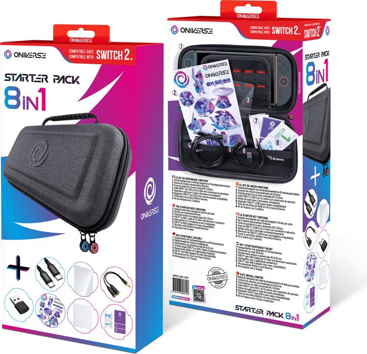 Image du produit Oniverse Switch 2™ 8 in 1 Starter-Pack - Gaming-Zubehör (Switch 2)