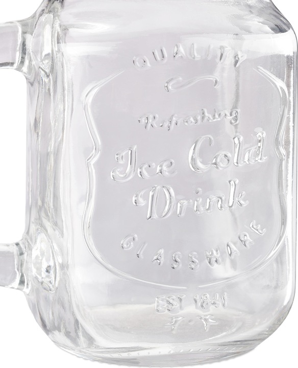 Immagine prodotto Relaxdays Trinkglas mit Strohhalm (0.40 l, 8 x)
