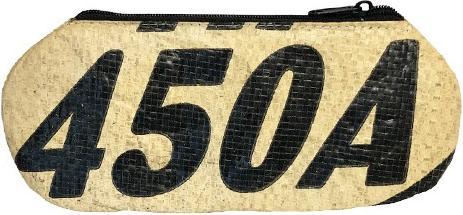 Immagine prodotto Bekos Upcycling - Brillenetui R aus recyceltem Fischfuttersack hellgelb