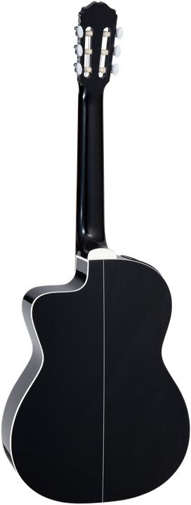 Actual product image Takamine Classical Guitar, G Series, GC2CE BLK, Classic/C (Classical guitar, Indian Laurel fingerboard, Mahogany back and sides, Spruce top)