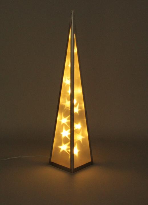 Image du produit Pyramide lumineuse 3D LED avec moteur rotatif