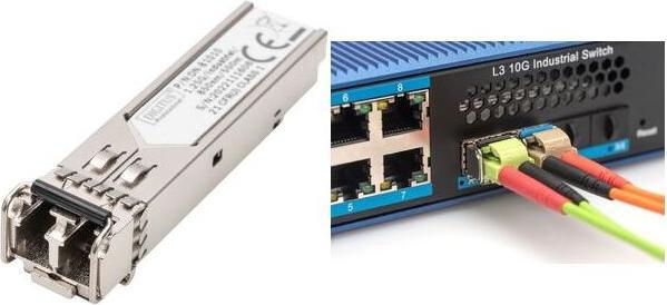Produktbild Digitus Industrial mini GBIC (SFP) Module, 1,25 Gbps, 20km