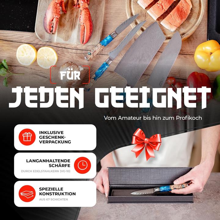 Produktbild Tsume Damast Schälmesser (9 cm)