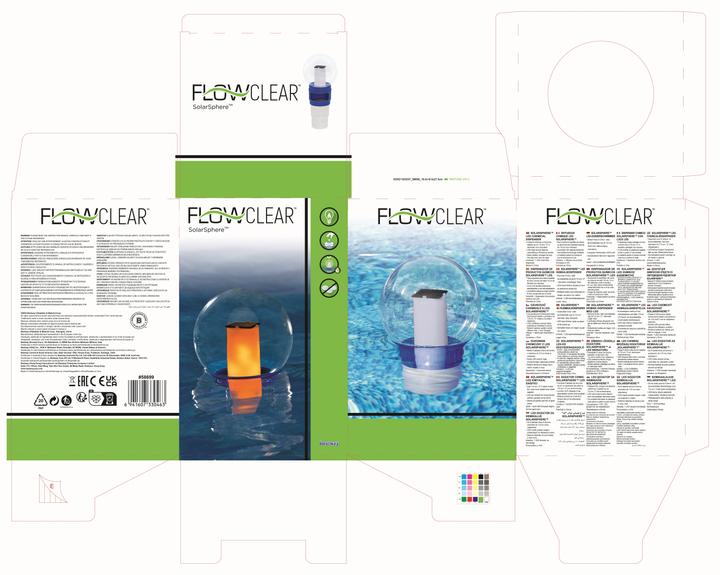 Actual product image Bestway SolarSphere LED Chemical Dispenser