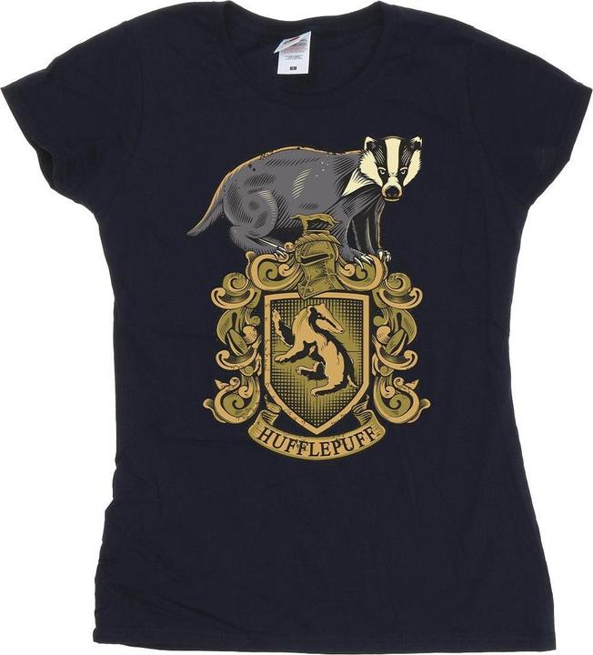 Immagine prodotto Hufflepuff Sketch Crest Maglietta Donna (XL)