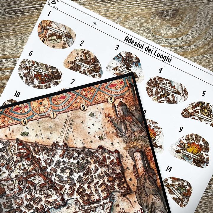 Productafbeelding Asmodée Gloomhaven, 2e editie - De klauwen van de leeuw (Italiaans, 1 - 4 Spelers)