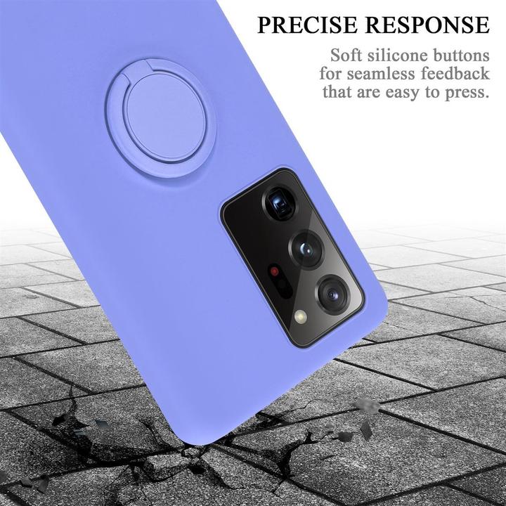 Image du produit Cadorabo TPU Liquid Ring Silicone Case Cover (Samsung Galaxy Note 20 Ultra)