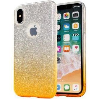 GreenGo Custodia posteriore per Iphone XR Bling (Apple iPhone XR), Cover smartphone, Oro
