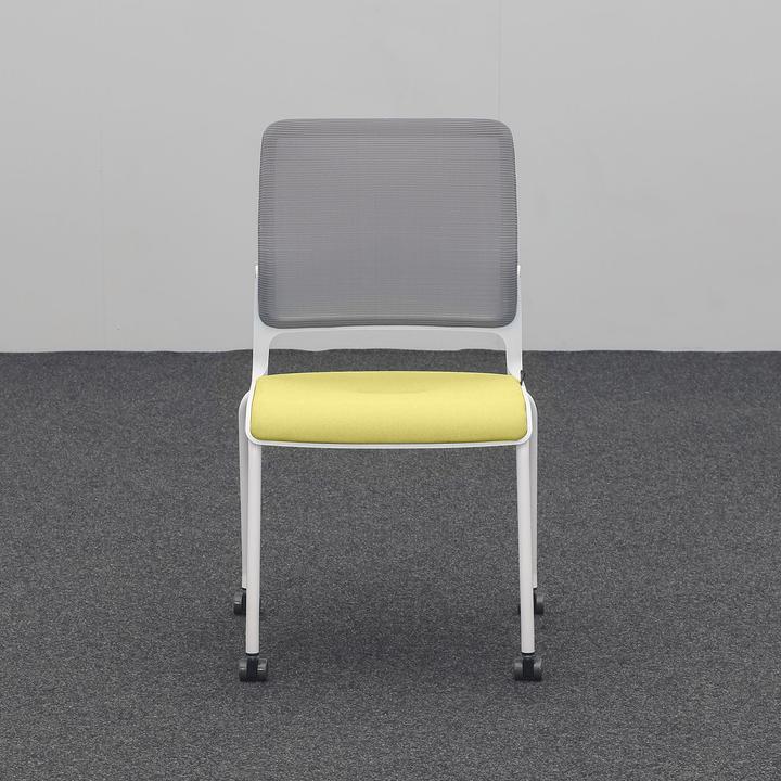 Produktbild Sitag 4-Fuss Stühle SitagXilium Mesh Gelb ohne Armlehnen, Neu (48 cm)