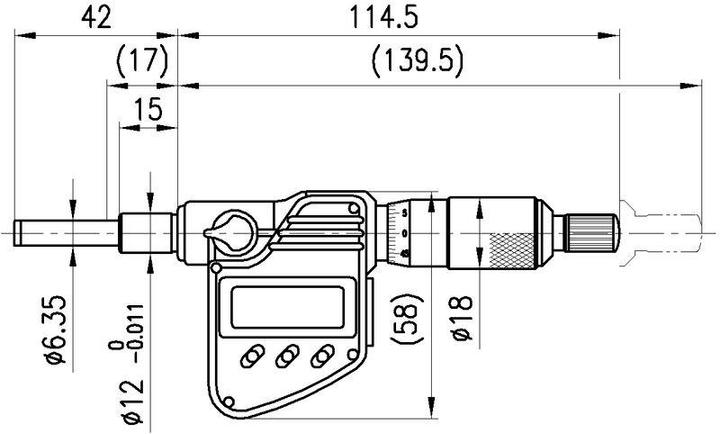 Productafbeelding Mitutoyo Micrometer