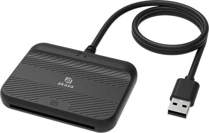 Akasa extern????te??ka Smart karet a ID -??ern?? (USB 2.0)
