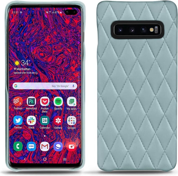 Actual product image Noreve Leather cover (Samsung Galaxy S10 5G)